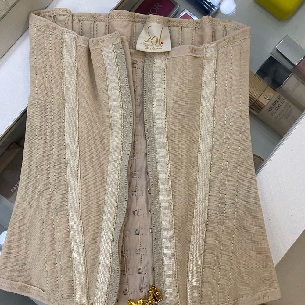 Sol Beauty And Care. Beige Corset Waist Trainer